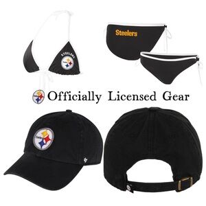 NWT BUNDLE: Officially Licensed Gear Pittsburgh Steelers Women's Set XS🖤💛 NFL